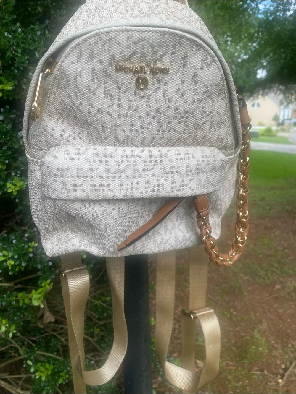 Michael Kors mini  back pack purse